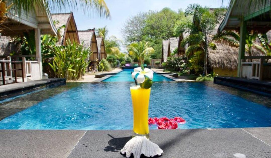 Youpy Bungalows Gili Air Exteriör bild