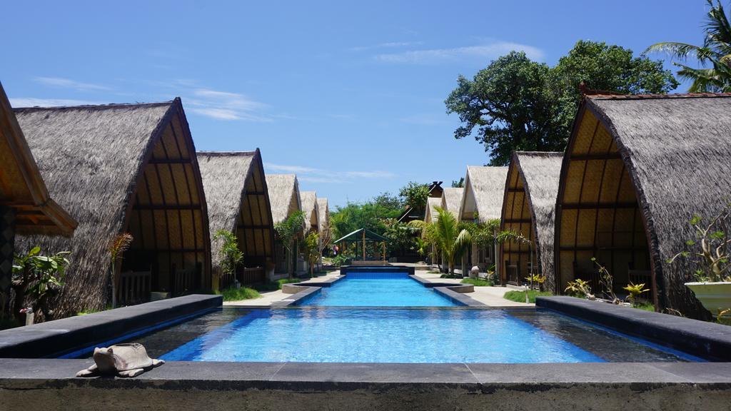 Youpy Bungalows Gili Air Exteriör bild