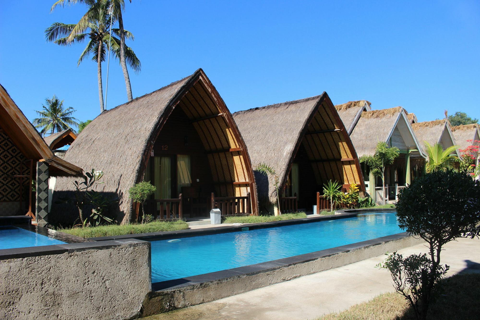 Youpy Bungalows Gili Air Exteriör bild