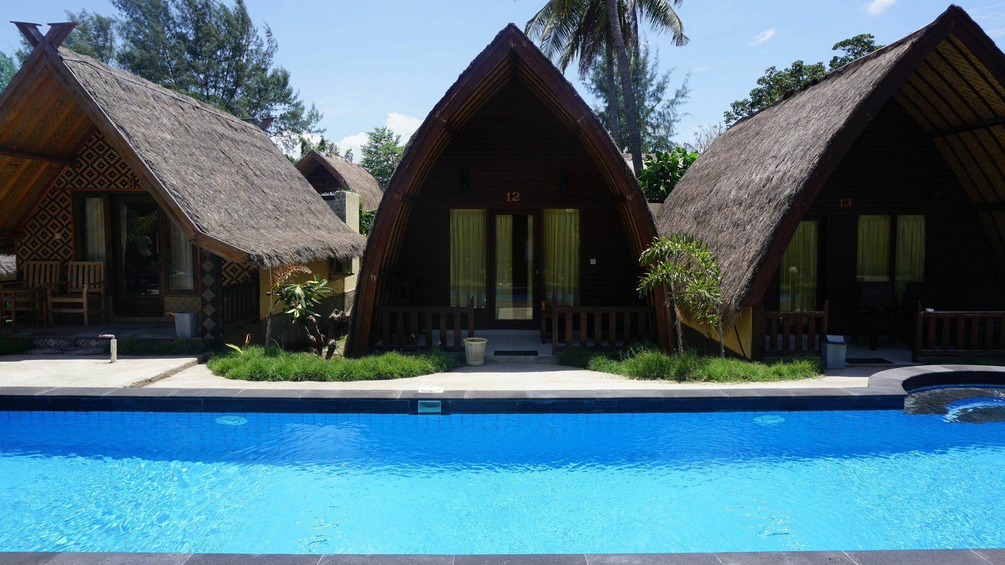 Youpy Bungalows Gili Air Exteriör bild