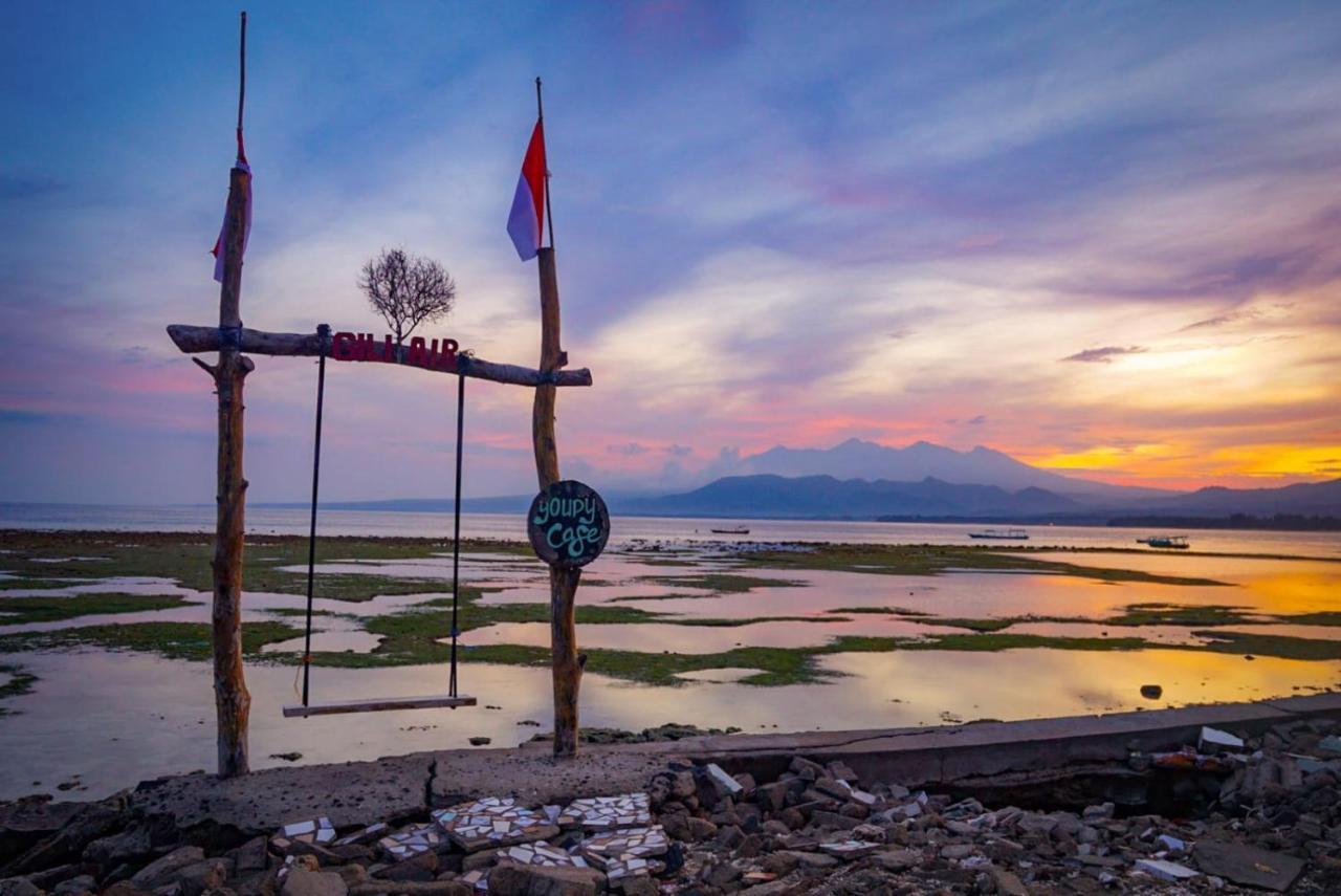 Youpy Bungalows Gili Air Exteriör bild